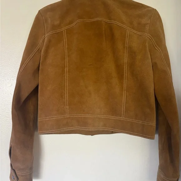 Free People Brown Suede Jacket - Picture 3 of 5